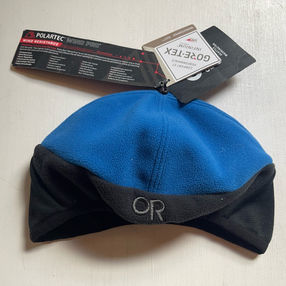 OUTDOOR RESEARCH OR KIDS ALPINE HAT WINDSTOPPER BEANIE Winter Kids XS-S NWT Blue